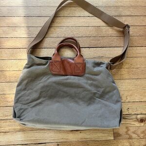 Vintage Lands End Messenger Bag